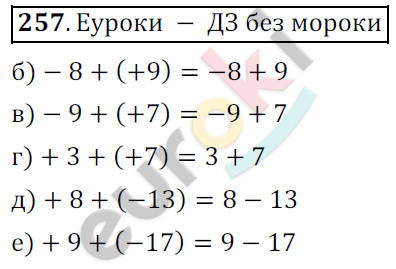 Математика 6 класс. ФГОС Никольский Задание 257