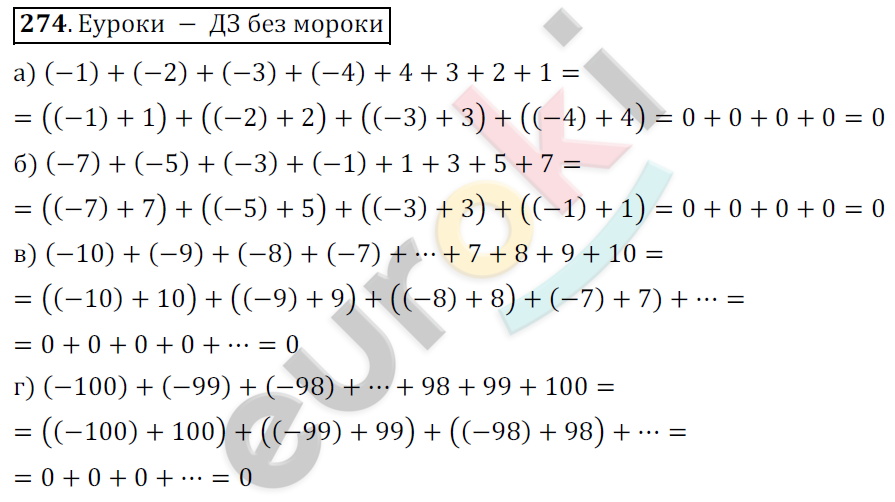 Математика 6 класс. ФГОС Никольский Задание 274