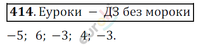 Математика 6 класс. ФГОС Никольский Задание 414