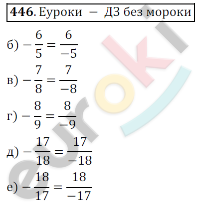 Математика 6 класс. ФГОС Никольский Задание 446