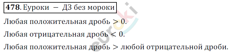 Математика 6 класс. ФГОС Никольский Задание 478