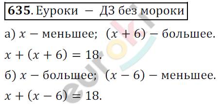 Математика 6 класс. ФГОС Никольский Задание 635