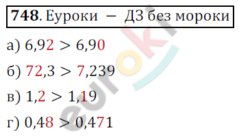 Математика 6 класс. ФГОС Никольский Задание 748