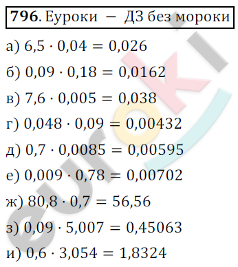 Математика 6 класс. ФГОС Никольский Задание 796