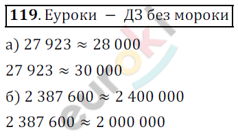 Математика 5 класс. ФГОС Дорофеев, Шарыгин Задание 119