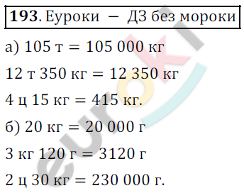 Математика 5 класс. ФГОС Дорофеев, Шарыгин Задание 193