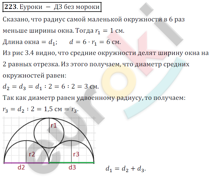Математика 5 класс. ФГОС Дорофеев, Шарыгин Задание 223