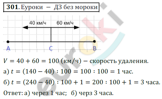 Математика 5 класс. ФГОС Дорофеев, Шарыгин Задание 301