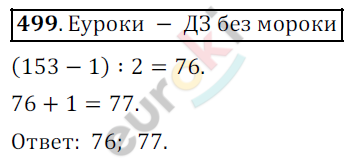 Математика 5 класс. ФГОС Дорофеев, Шарыгин Задание 499