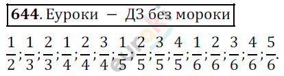 Математика 5 класс. ФГОС Дорофеев, Шарыгин Задание 644