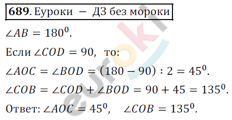 Математика 5 класс. ФГОС Дорофеев, Шарыгин Задание 689