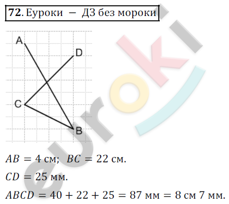 Математика 5 класс. ФГОС Дорофеев, Шарыгин Задание 72