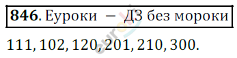 Математика 5 класс. ФГОС Дорофеев, Шарыгин Задание 846