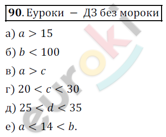 Математика 5 класс. ФГОС Дорофеев, Шарыгин Задание 90