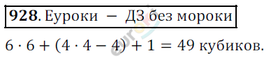 Математика 5 класс. ФГОС Дорофеев, Шарыгин Задание 928